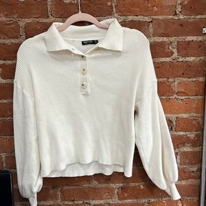 Nasty Gal button up sweater